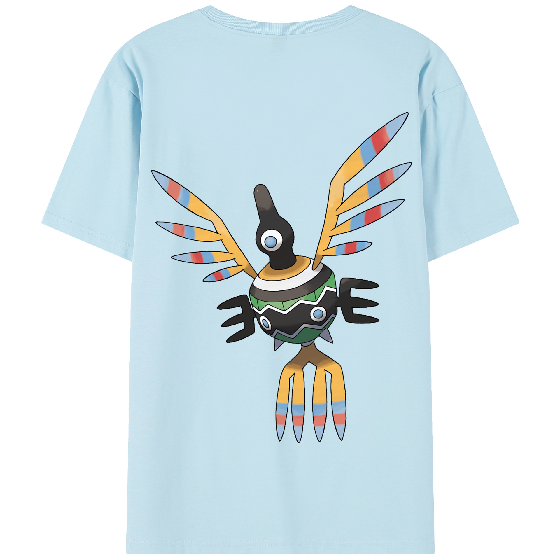 （画像用） ポケットモンスター Pokémon 綿100％半袖Tシャツ（背面プリント）